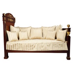 Empire Period Mahogany Sofa-Bed, 19th Century