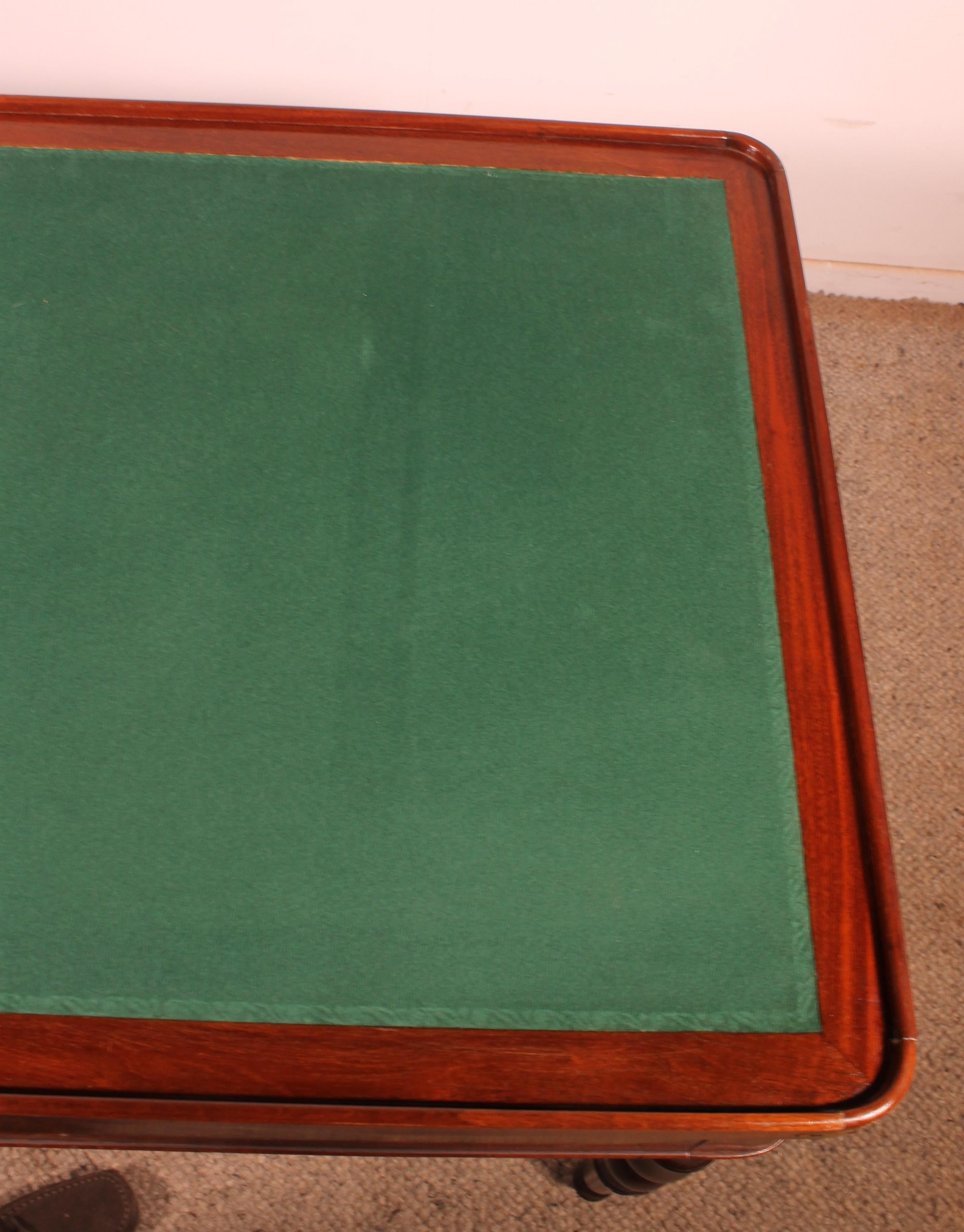 Mesa Tric-trac de Caoba de la Época Imperio en venta 11