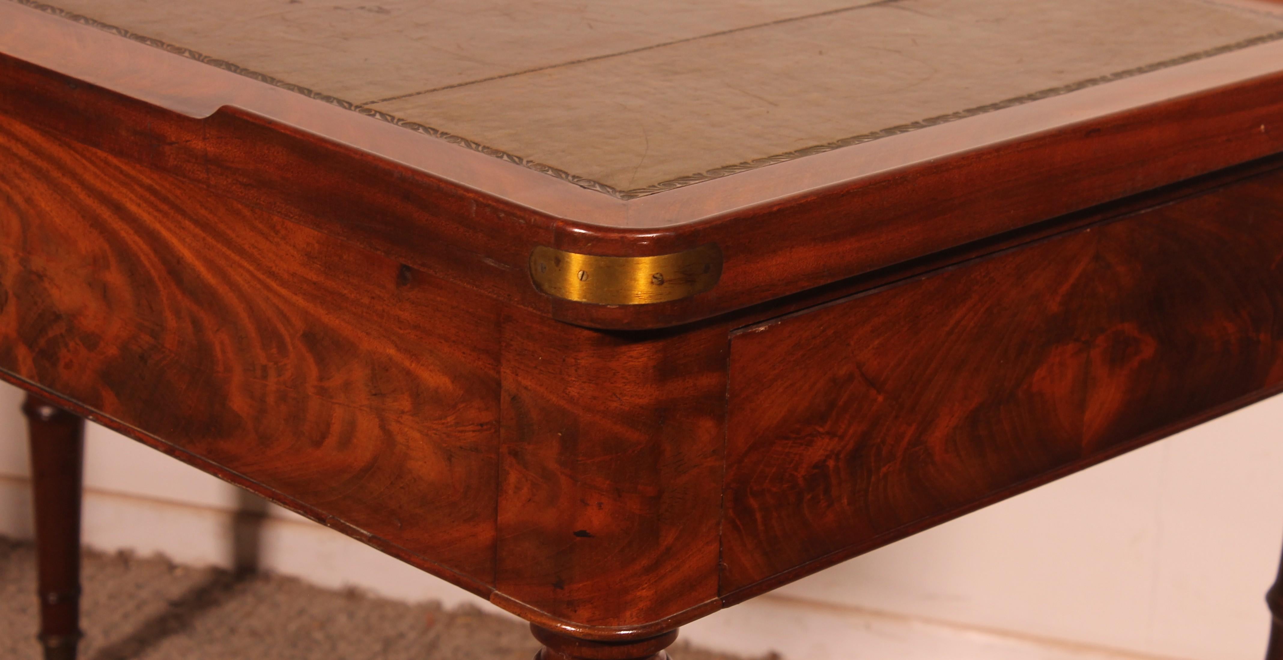 Mesa Tric-trac de Caoba de la Época Imperio siglo XIX en venta