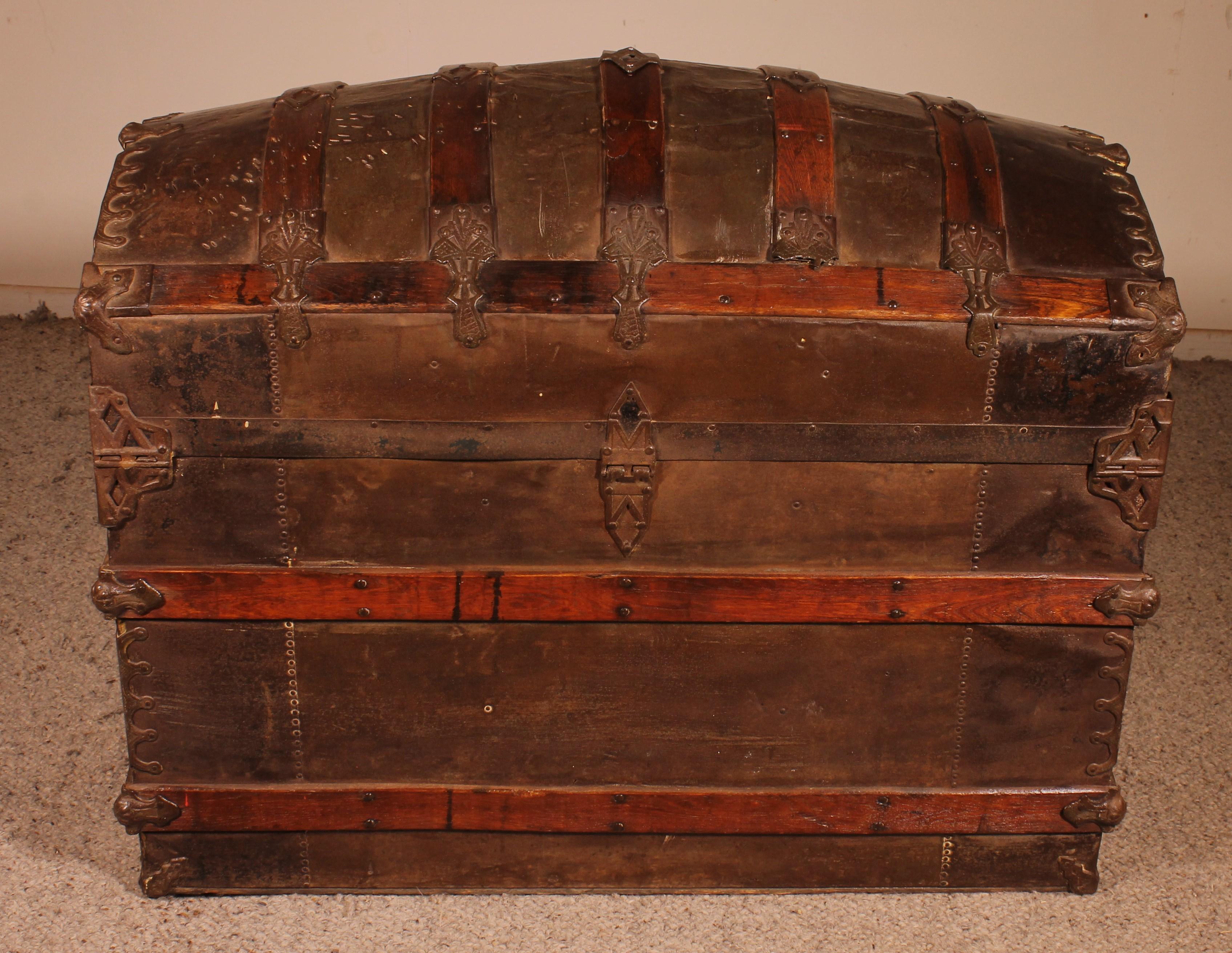 Iron Empire Period Officer's Trunk For Sale