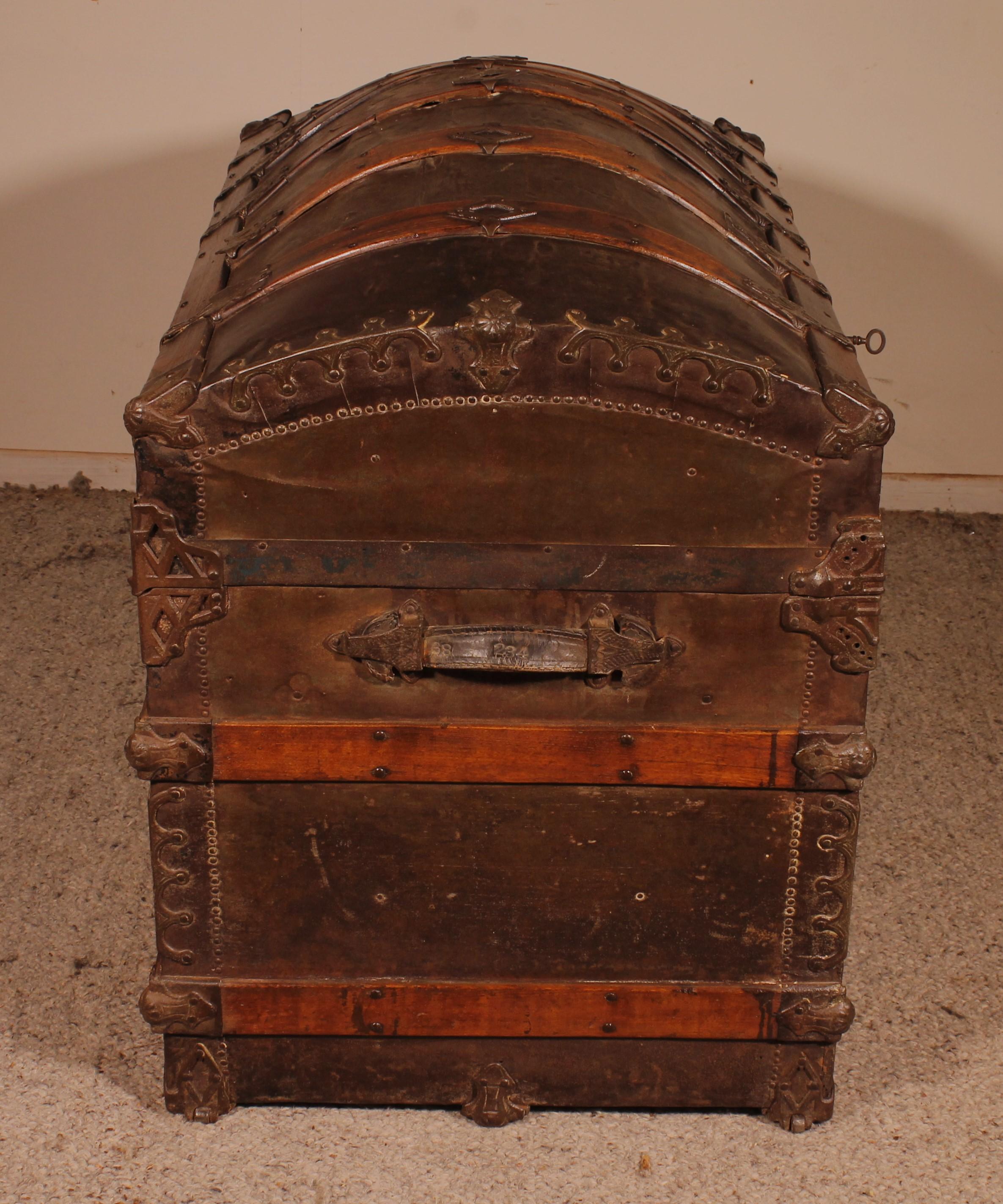Empire Period Officer's Trunk For Sale 1
