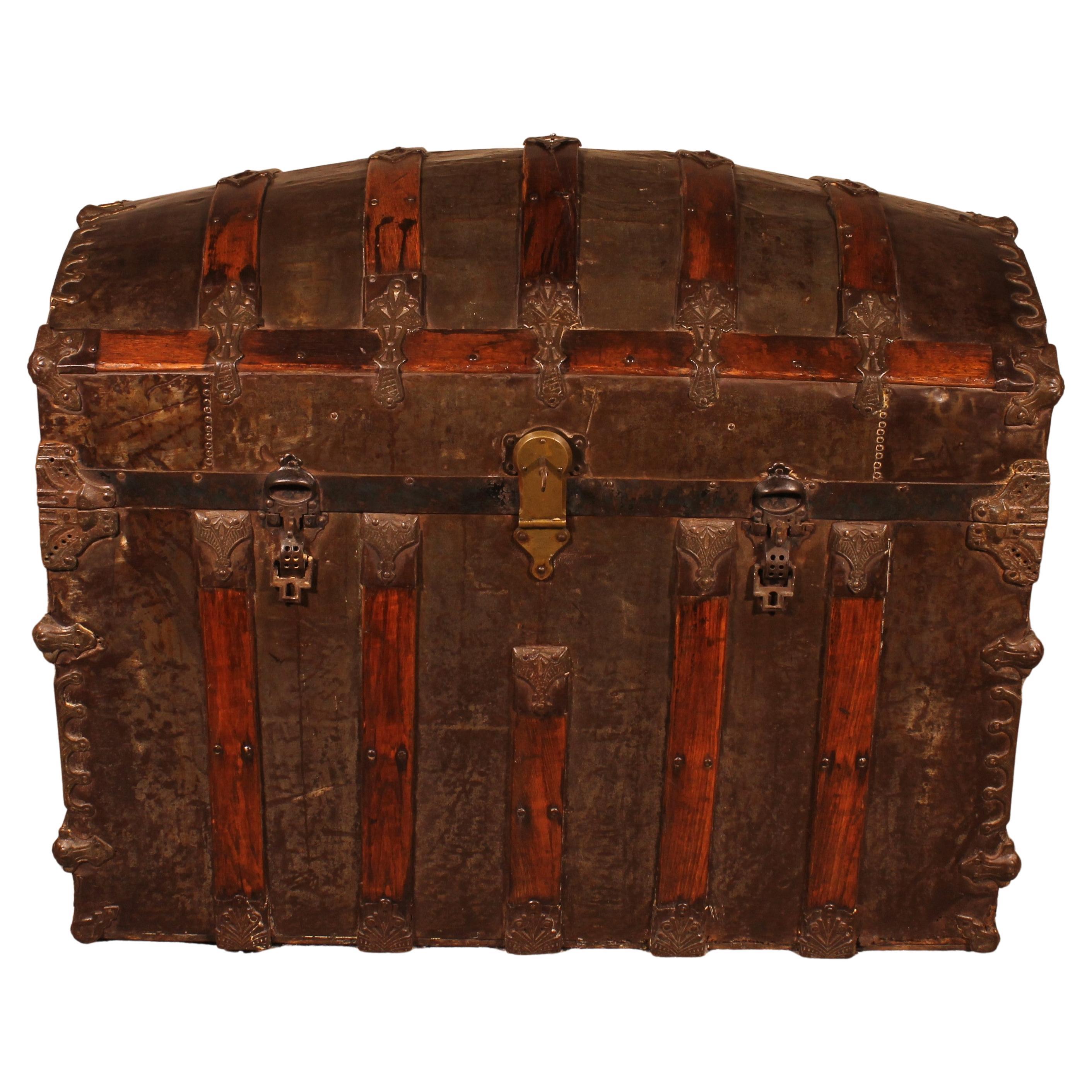 Empire Period Officer's Trunk For Sale