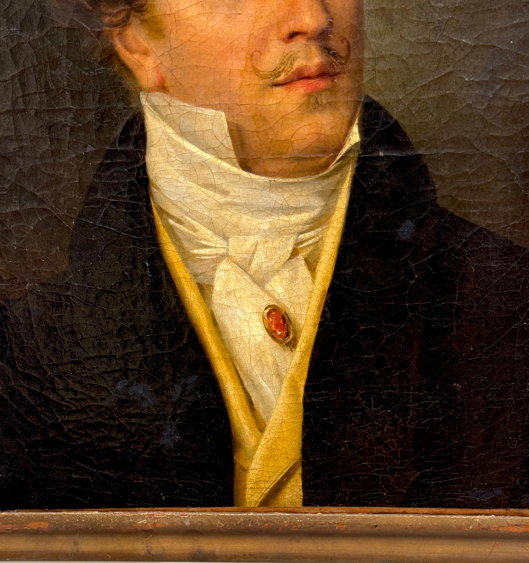 Kaiserzeitliches Porträt des Grafen Gustave de Galard (1779-1841) (Französisch) im Angebot