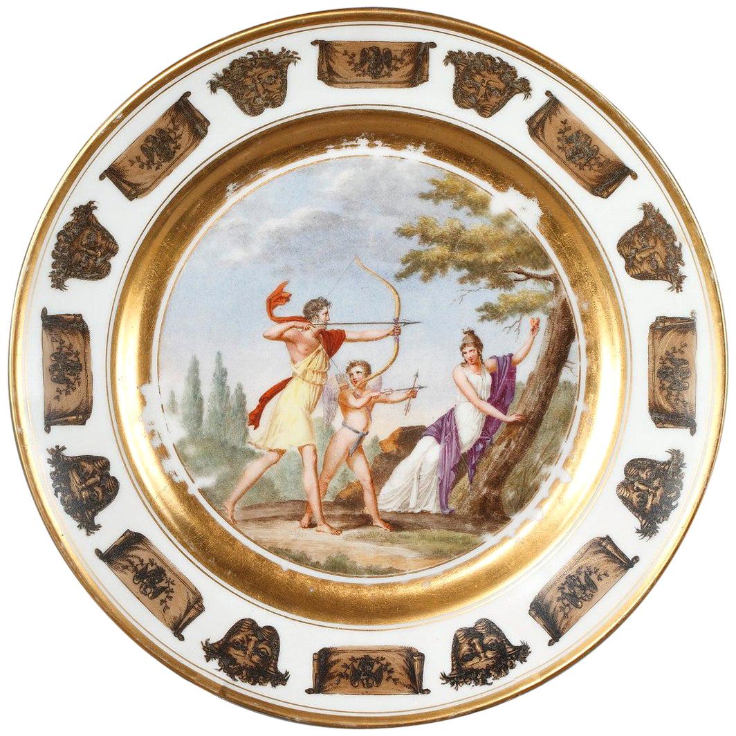 Empire Plate by Stone, Coquerel and Legros in Paris For Sale