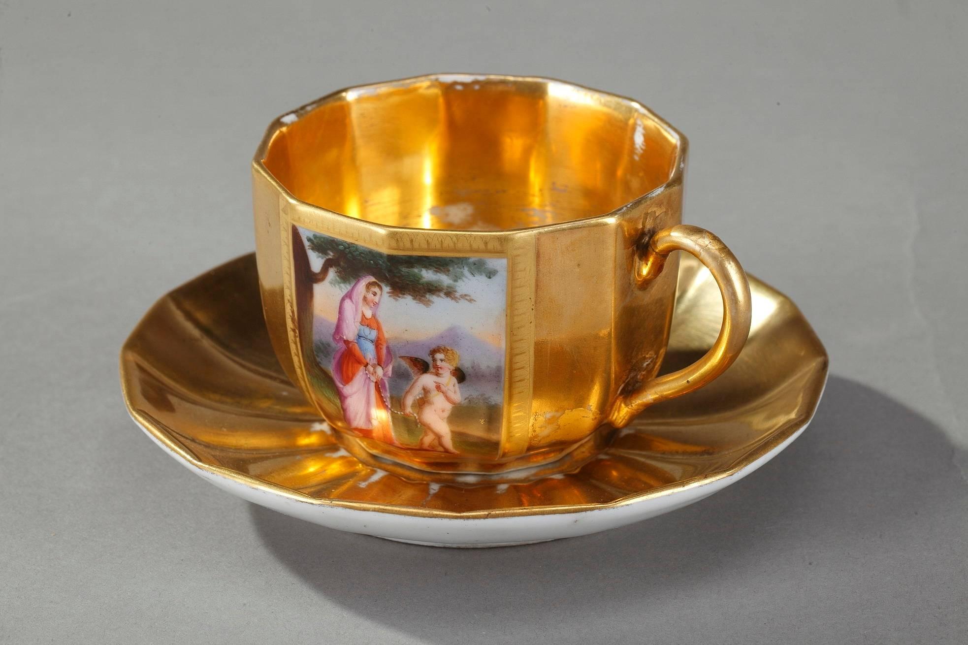 Empire Porcelain Coffee Service with Mythological Scenes 8