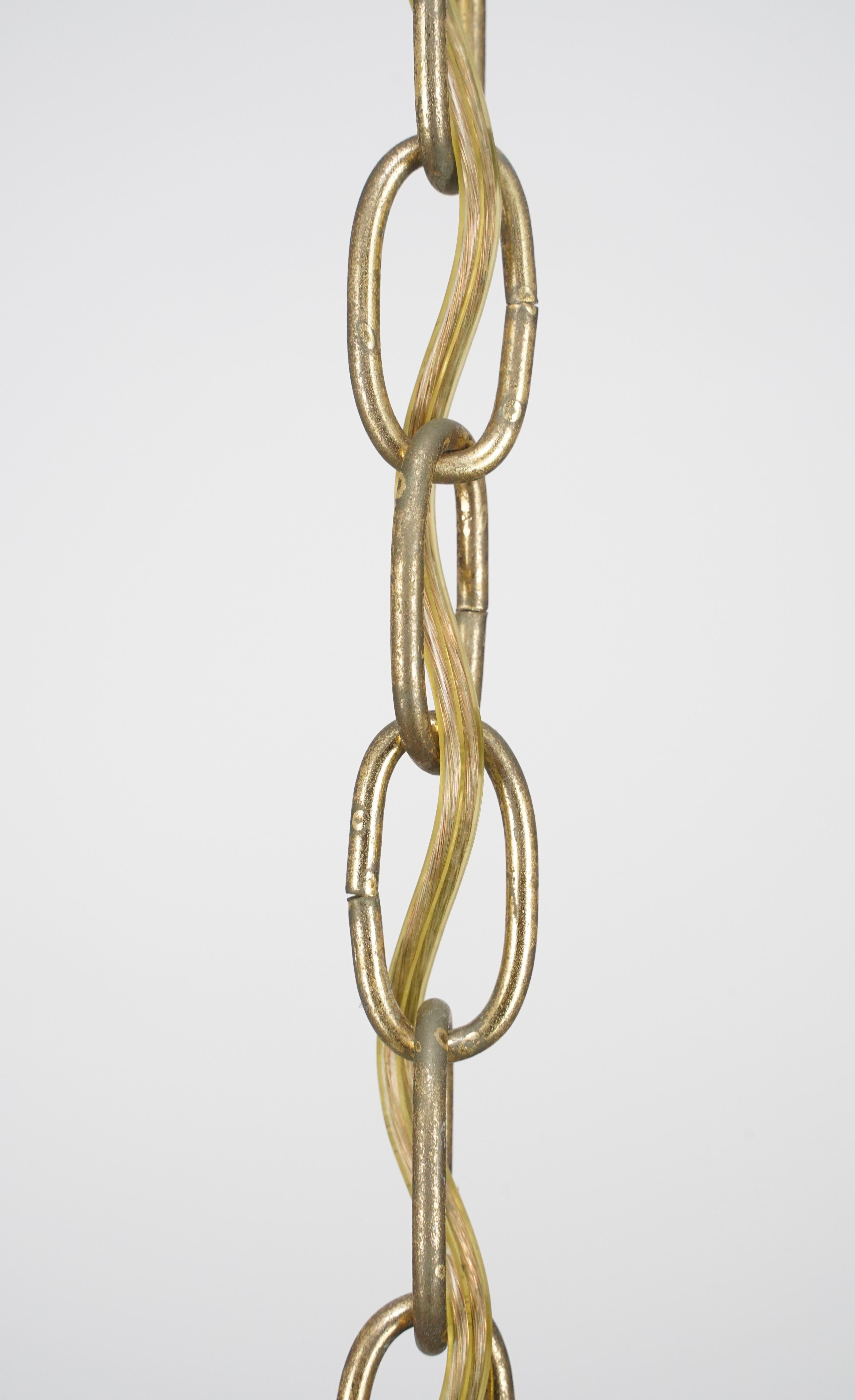 Empire Revival Bronze 5 Arm Chandelier en vente 8