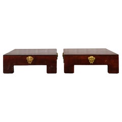 Empire Revival Diminutive Pedestals, Pair