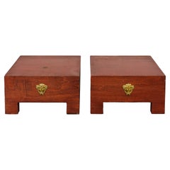 Empire Revival Diminutive Pedestals, Pair