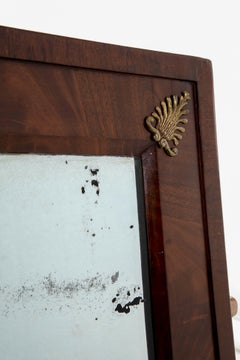 Empire-Revival-Spiegel aus vergoldetem Metall, um 1910