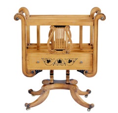 Canterbury-Regal aus Seidenholz mit Intarsien im Empire-Stil