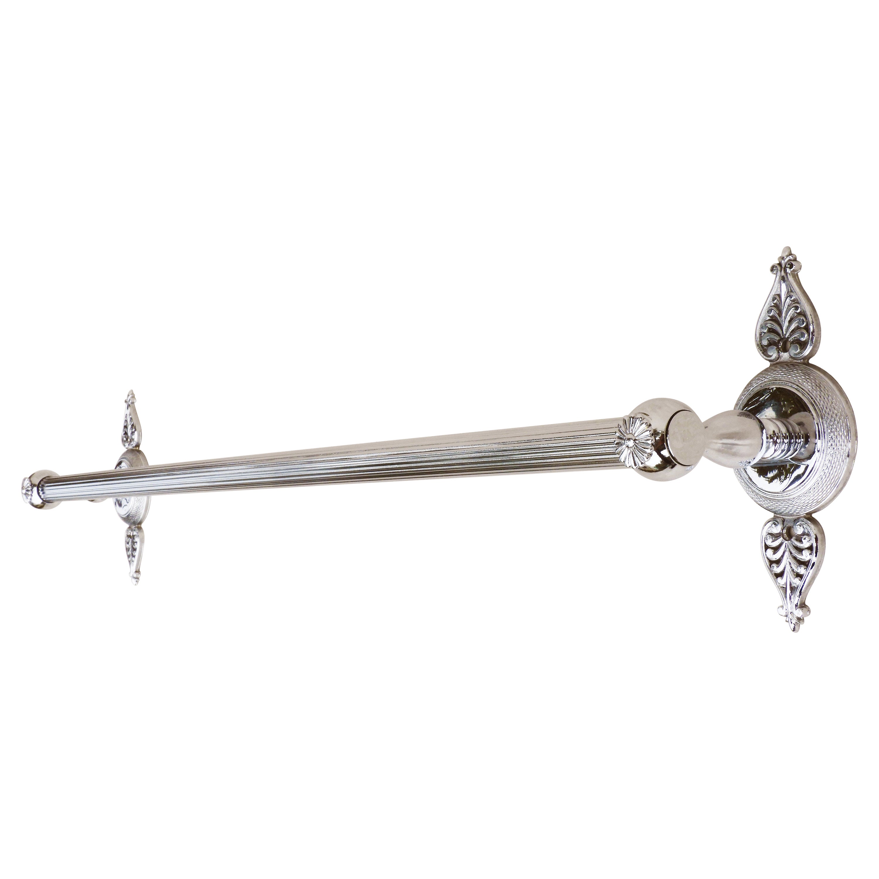 Empire Revival Style Chrome Towel Bar/Rail C1970s France