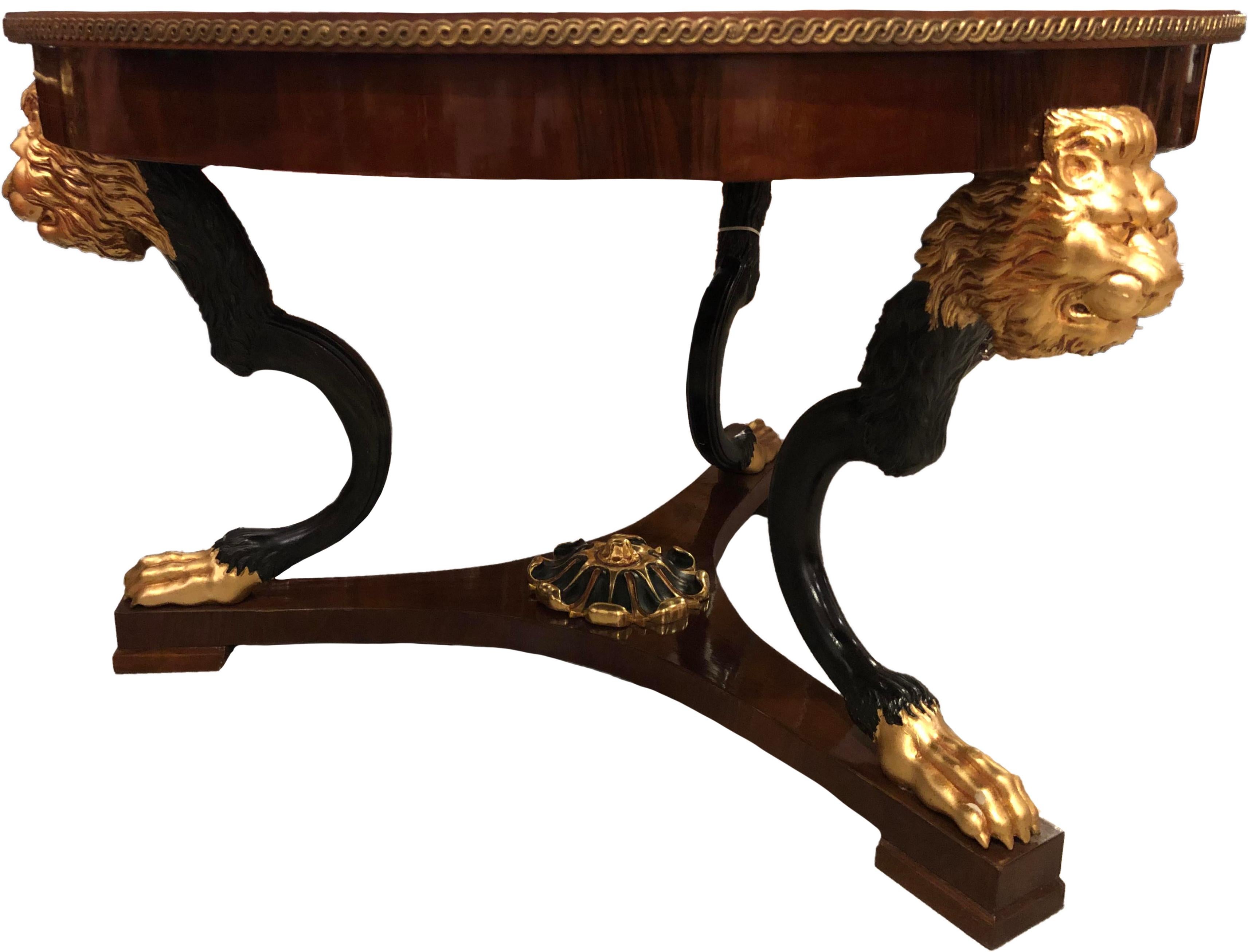 19th Century Empire Revival Table by Sebastian Vogel For Sale