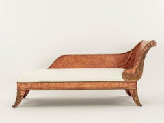 Chaise Tole Revival Impero