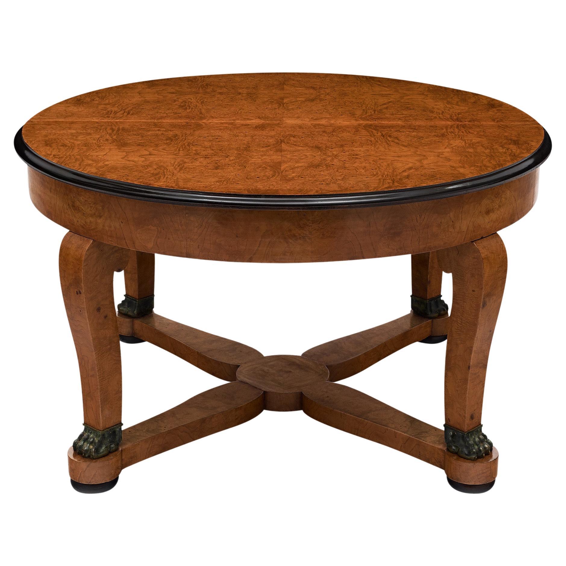 Empire round  French Table For Sale