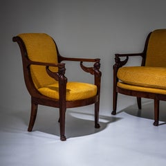 Ensemble de sièges de style Empire, portant la marque « Henri Jacob » (maître depuis 1779), France, début du XIXe siècle.