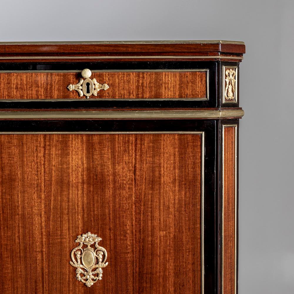 Brass Empire Secretaire, Vienna around 1800