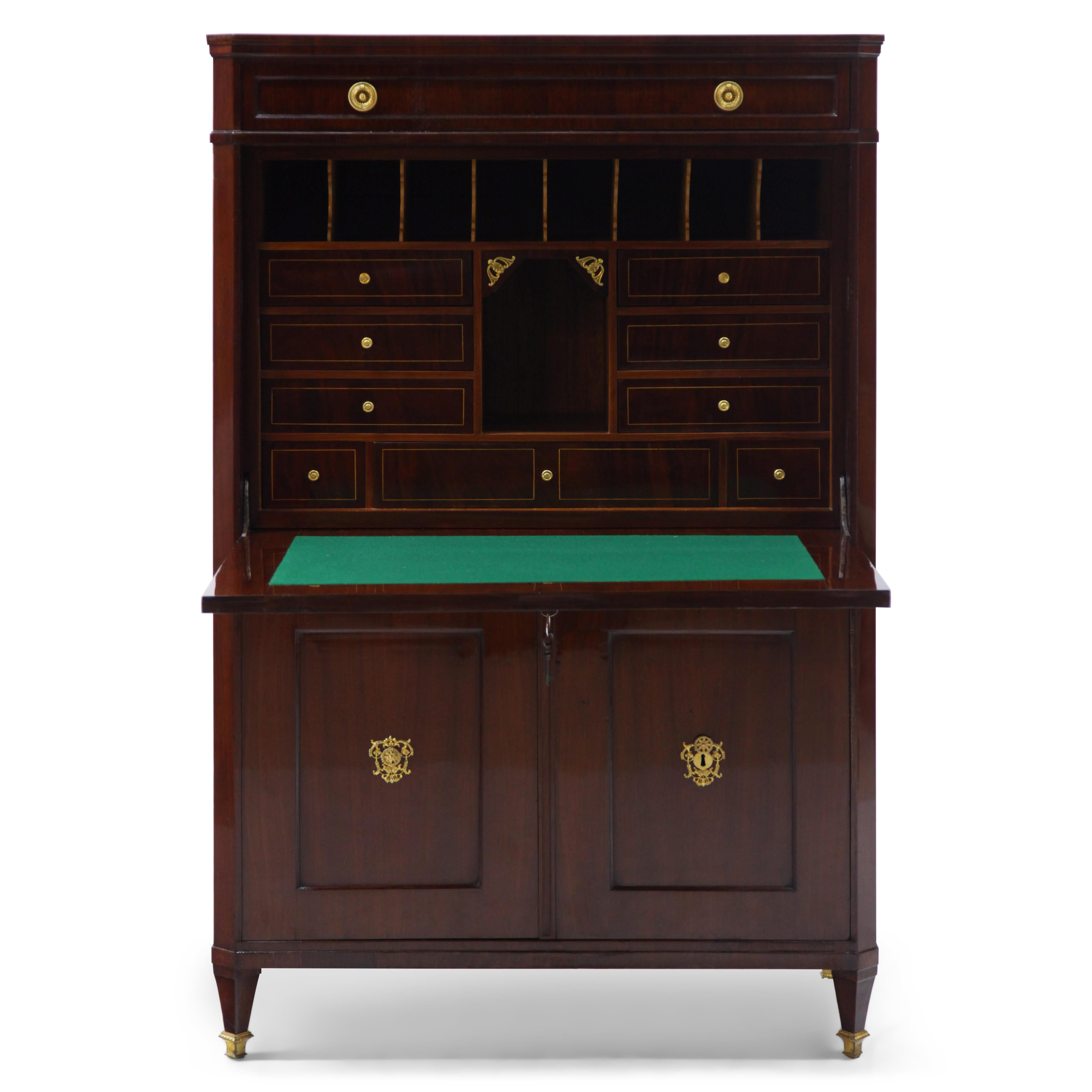 Austrian Empire Secretaire, Vienna, circa 1810 For Sale