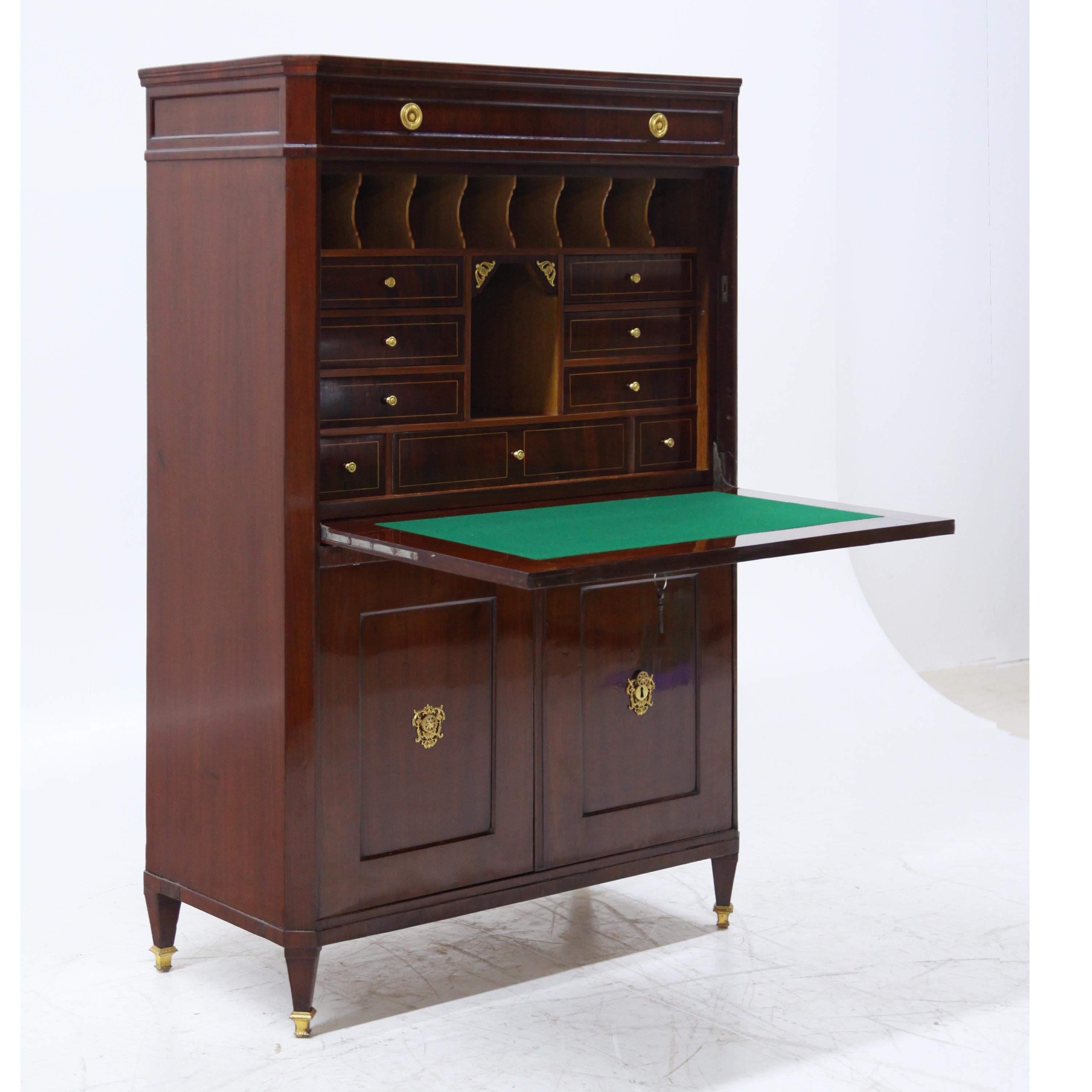 Early 19th Century Empire Secretaire, Vienna, circa 1810 For Sale