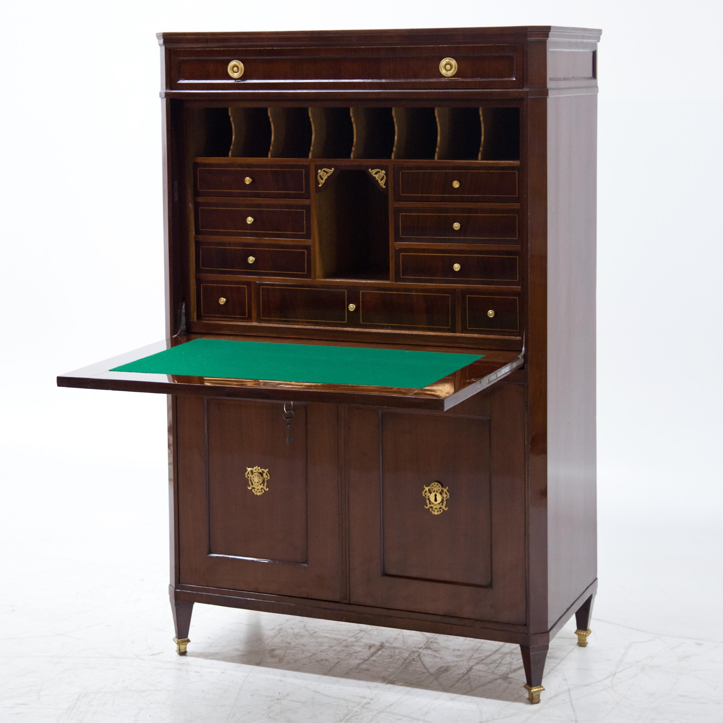Secretaire Empire:: Vienne:: vers 1810 en vente 1
