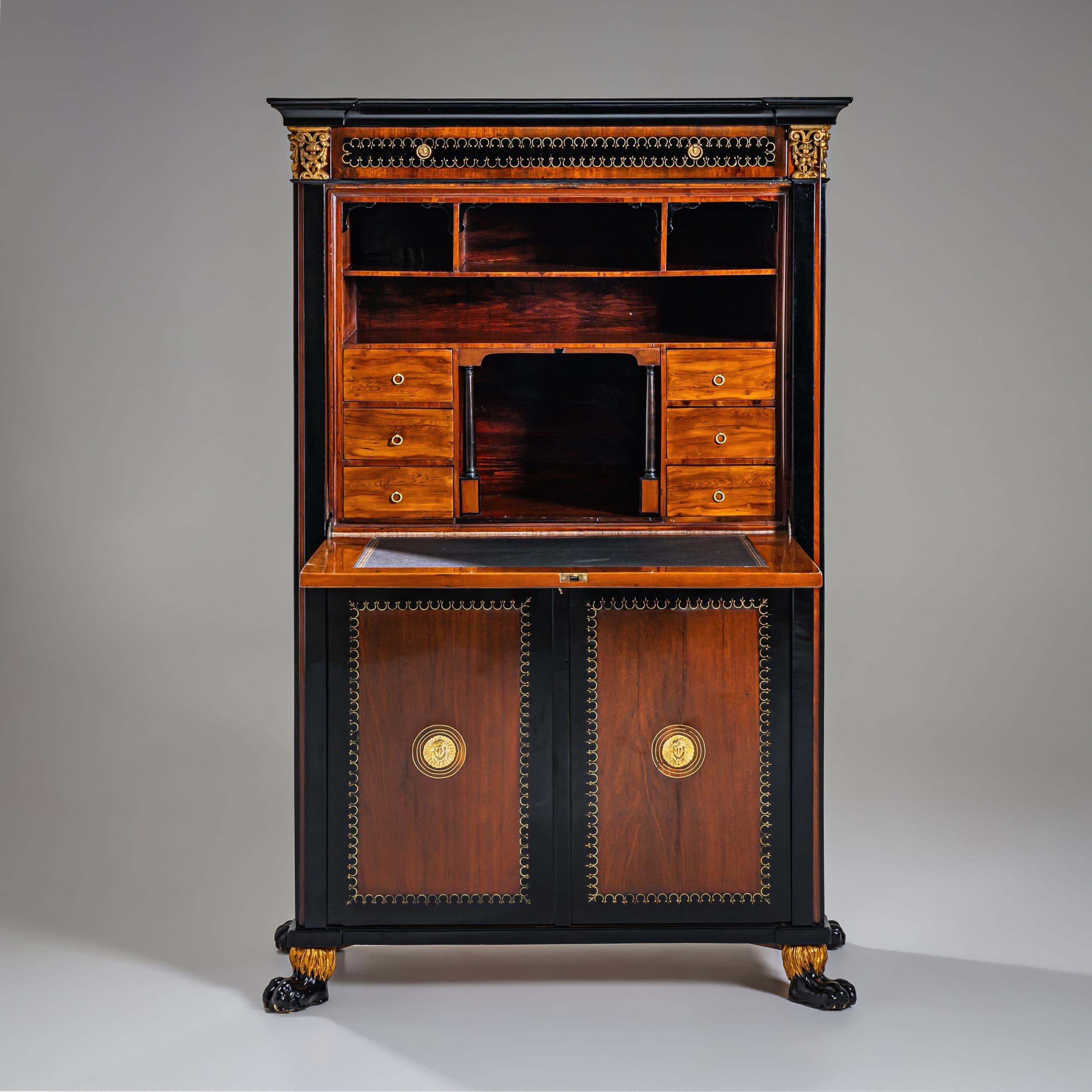 Empire Secrétaire, Vienna, circa 1810 im Angebot 1