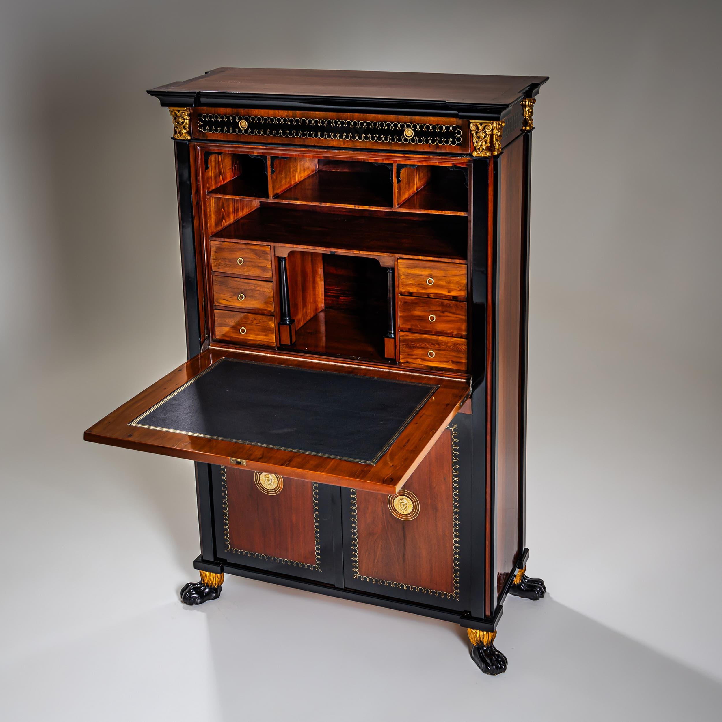 Empire Secrétaire, Vienna, circa 1810 im Angebot 2