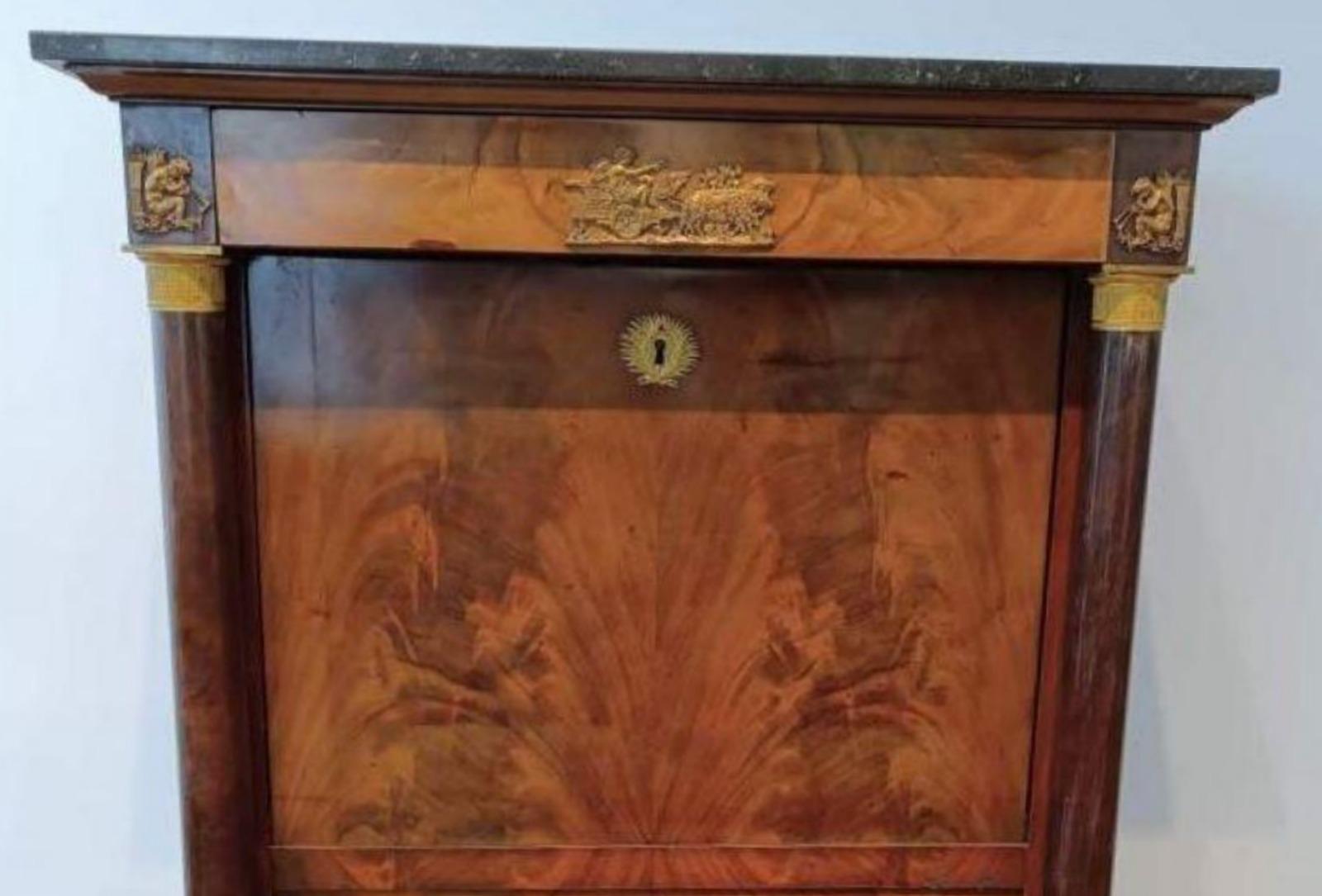 comment ouvrir tiroir secret secretaire empire
