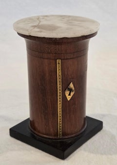 Empire Sewing Box in the Form of a Nightstand, circa 1800.