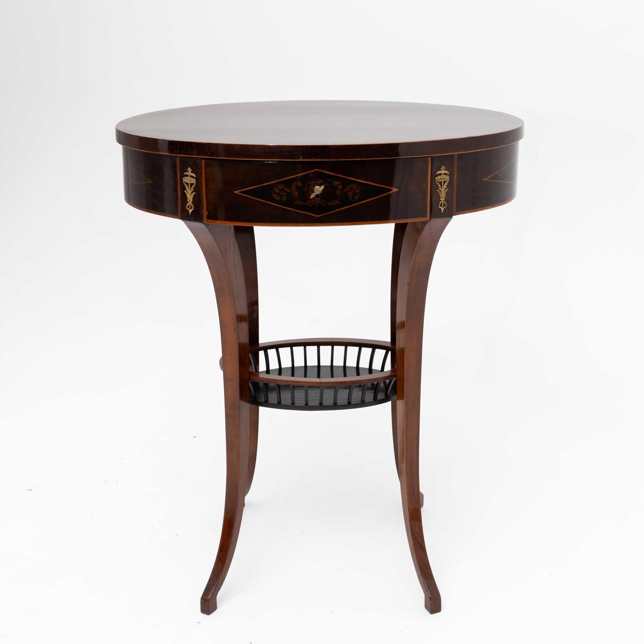 Empire Sewing Table, Austria Circa 1810 For Sale 3