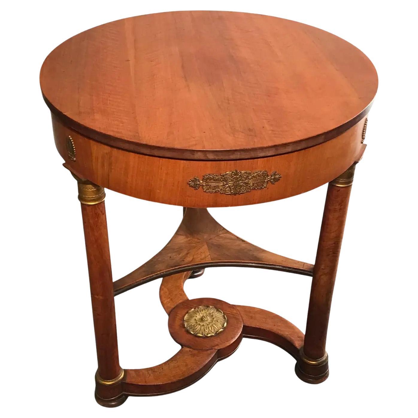 Mesa auxiliar Imperio, Francia 1810-15, Caoba
