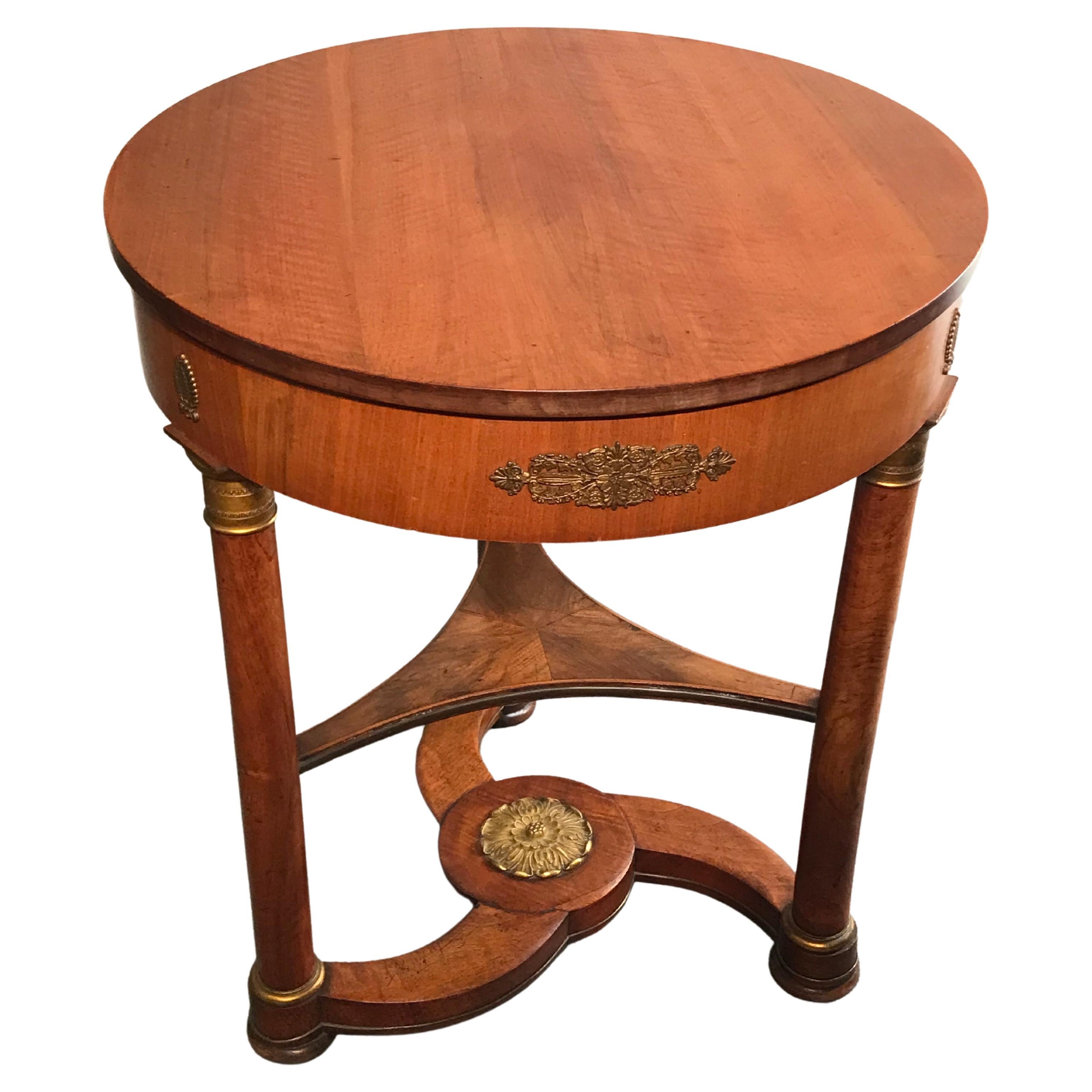 Empire Side Table, France, 1810 For Sale