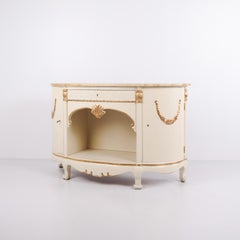 Empire Sideboard with Marble Top by P. Svensen, Copenhagen from 1920s