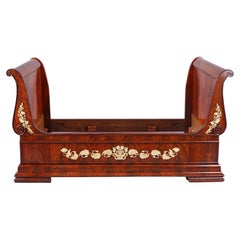 Antique Empire Sleight Bed Attributed to Jacob Frères and Thomire