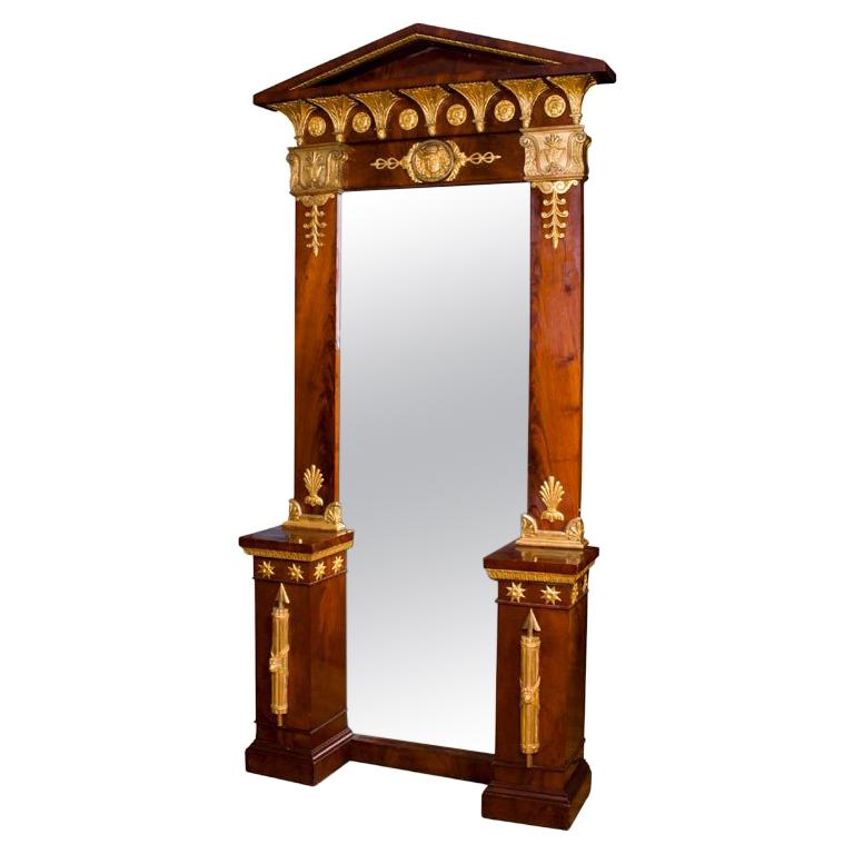 Empire Standing Pier Mirror For Sale