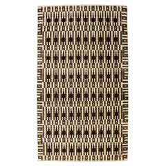 Empire State, Architectural Bakhtiari Inspired Carpet in Neutral Wool