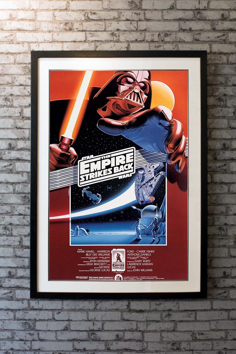 1990 re-release by Kilian with artwork by Larry Noble. Although not an official studio release, Kilian have produced many designs for Star Wars films over the years. Folded in Fine condition. The adventure continues in this 