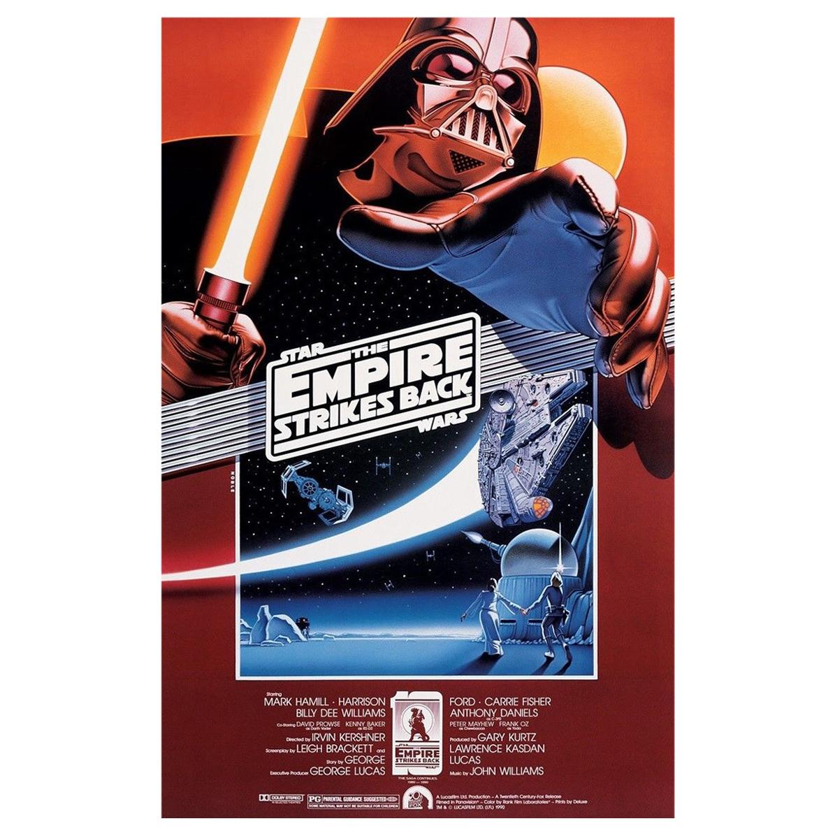 "The Empire Strikes Back" 1990r Poster For Sale