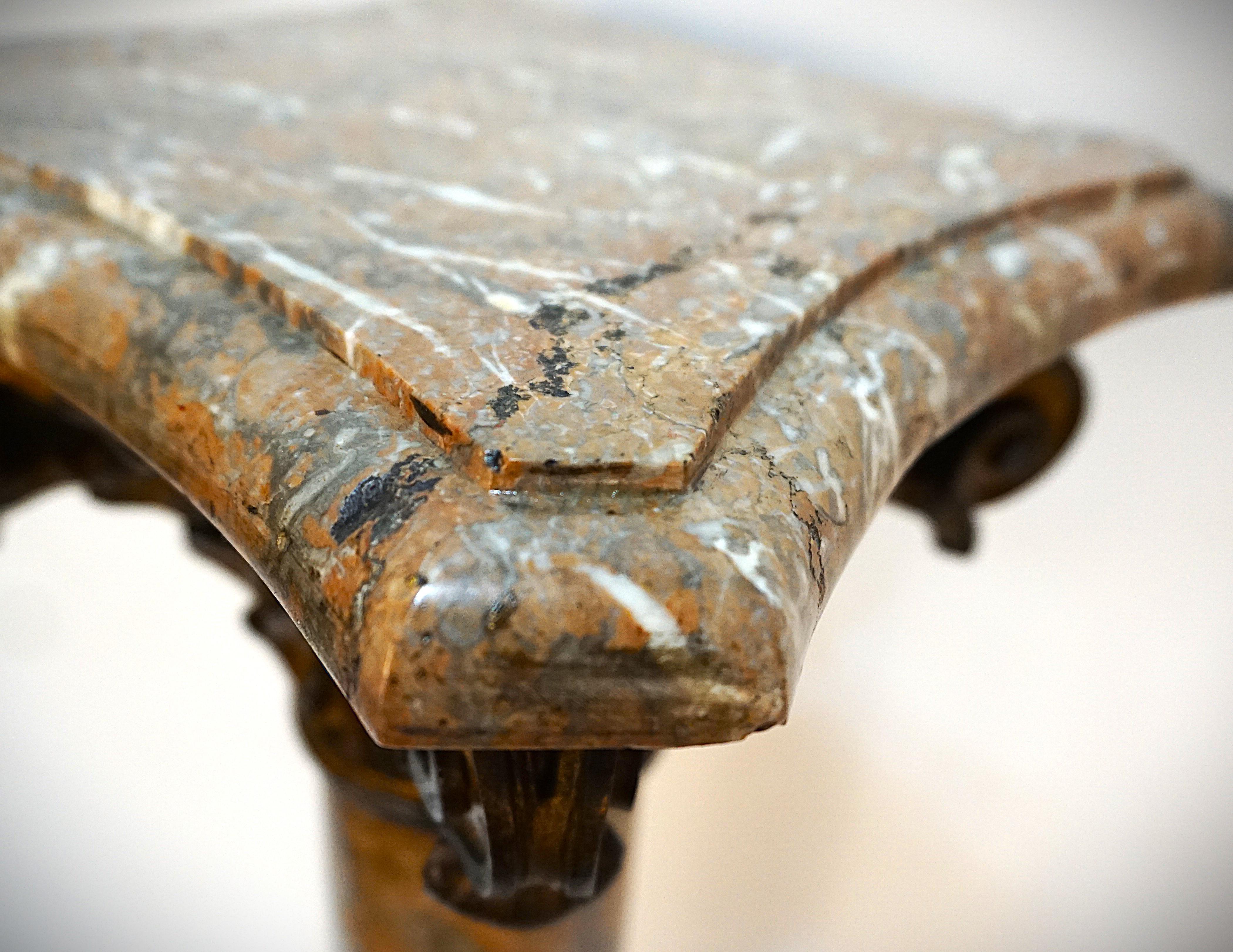 Column-Sockel aus Marmor und Bronze im Empire-Stil des 10. Jahrhunderts im Angebot 3