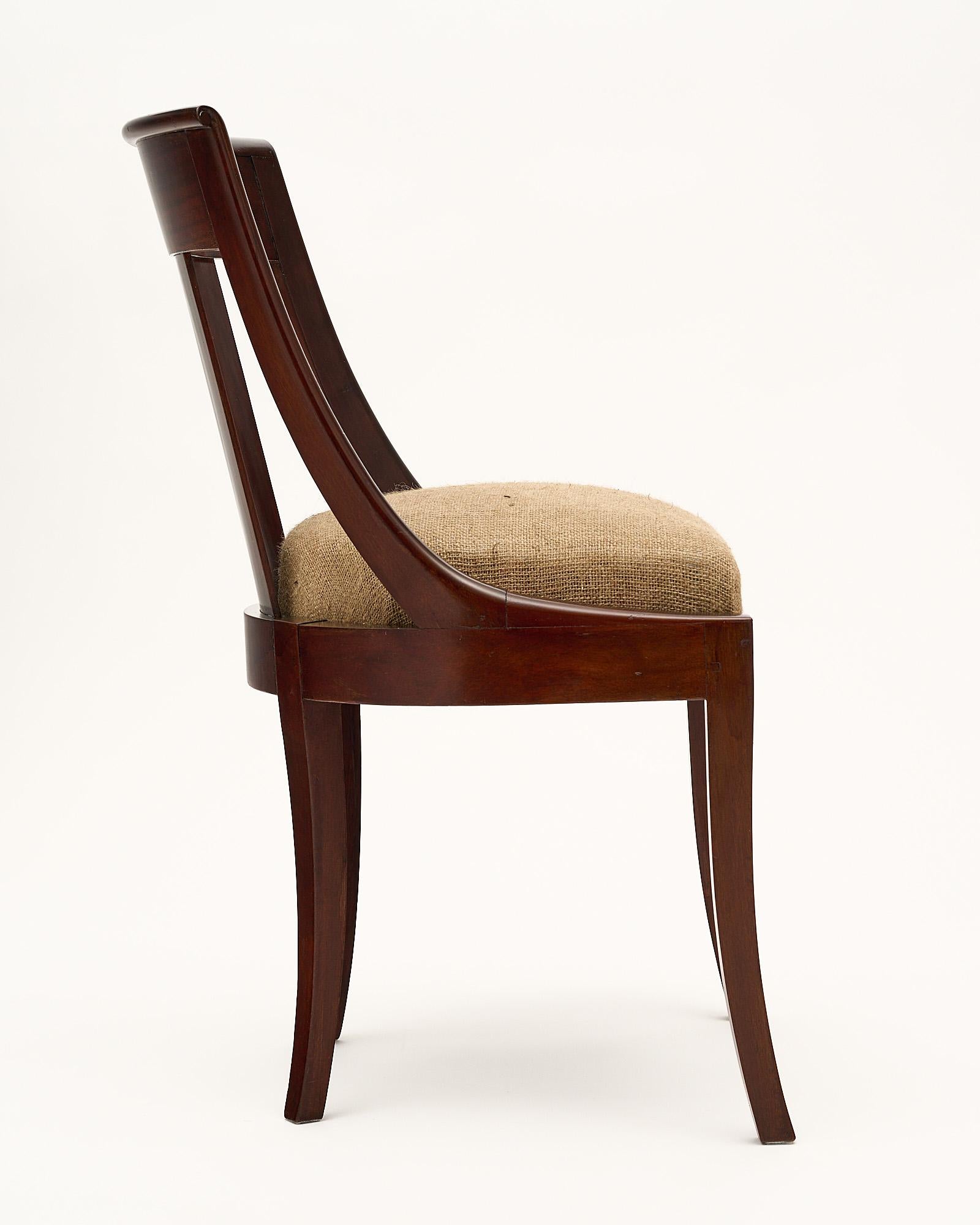Empire Style Antique Gondola Chairs 1