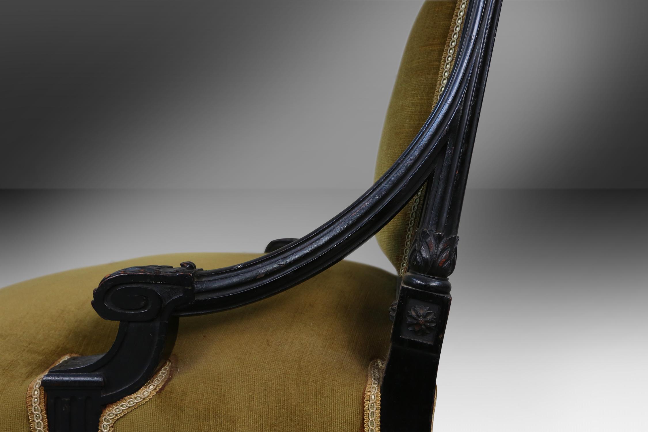 Empire-Sessel im Empire-Stil, 1850 (Mittleres 19. Jahrhundert) im Angebot