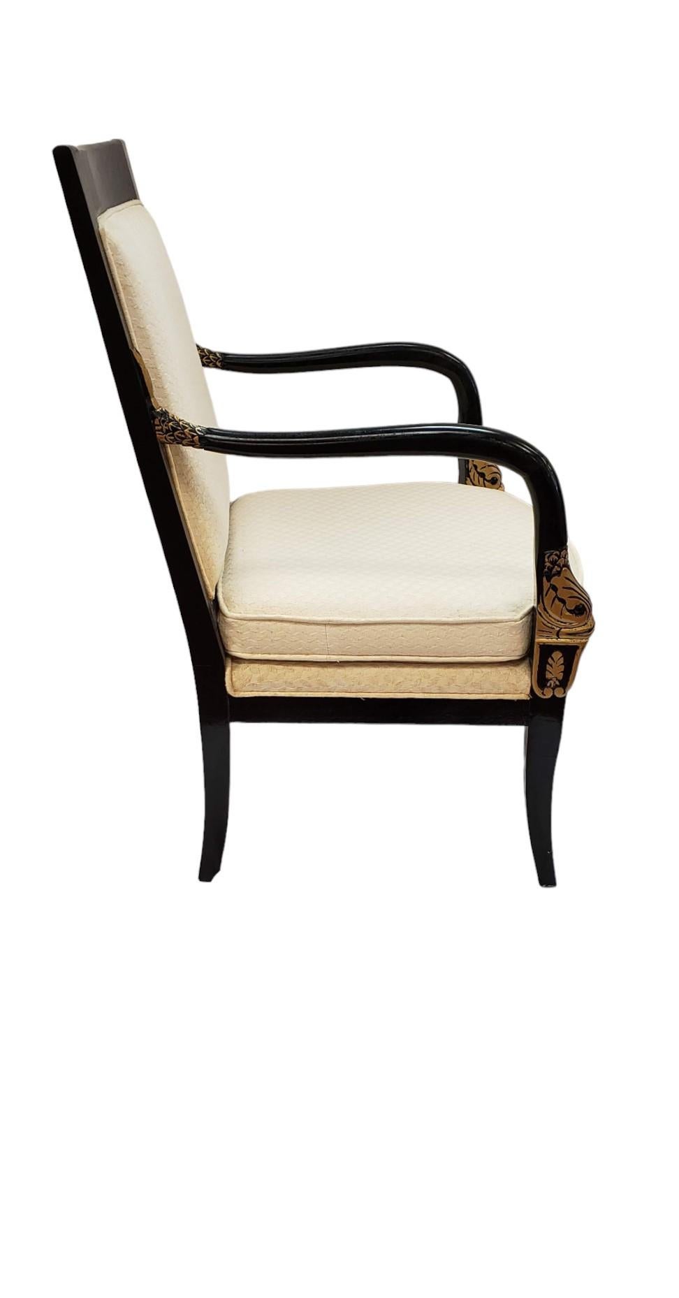 Sillón Estilo Imperio Textil en venta