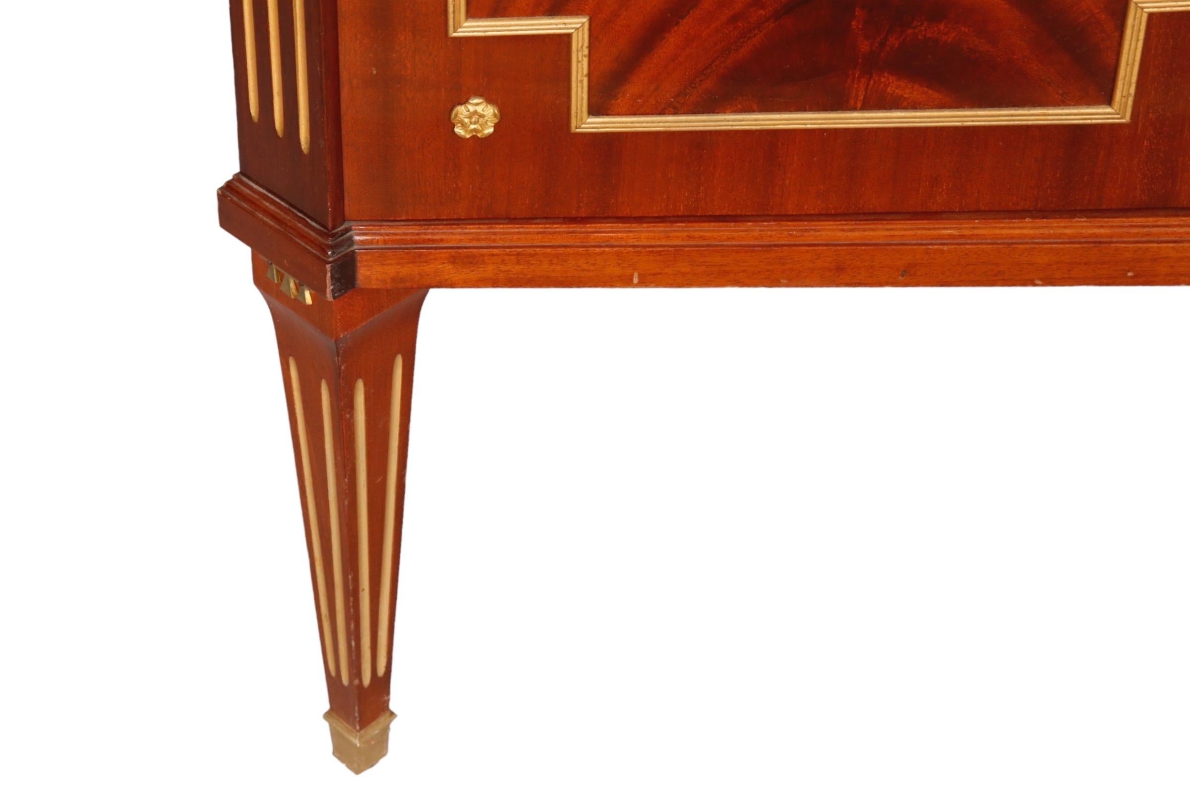 Empire Style Bachelor’s Chest In Good Condition For Sale In Hudson, NY