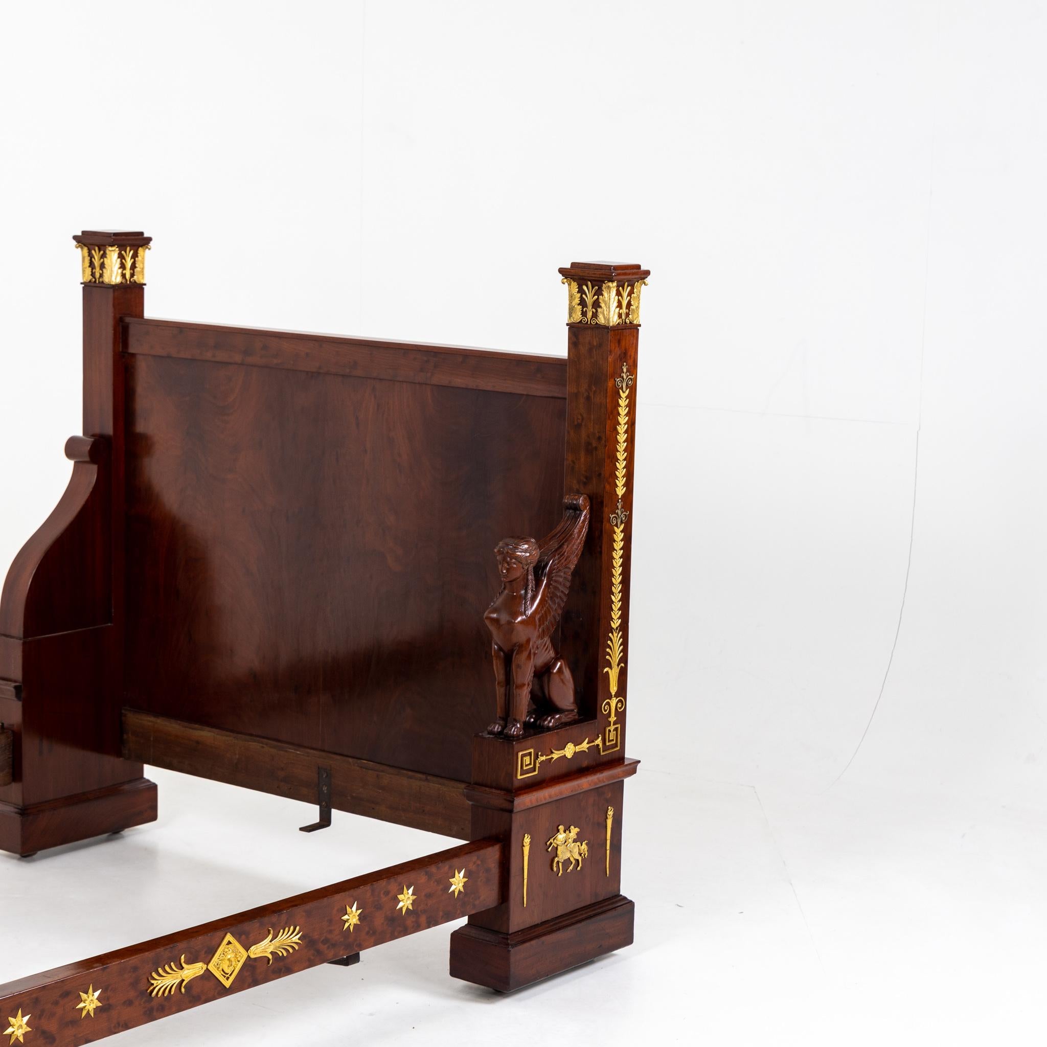 French Empire-Style Bed, 19th Century