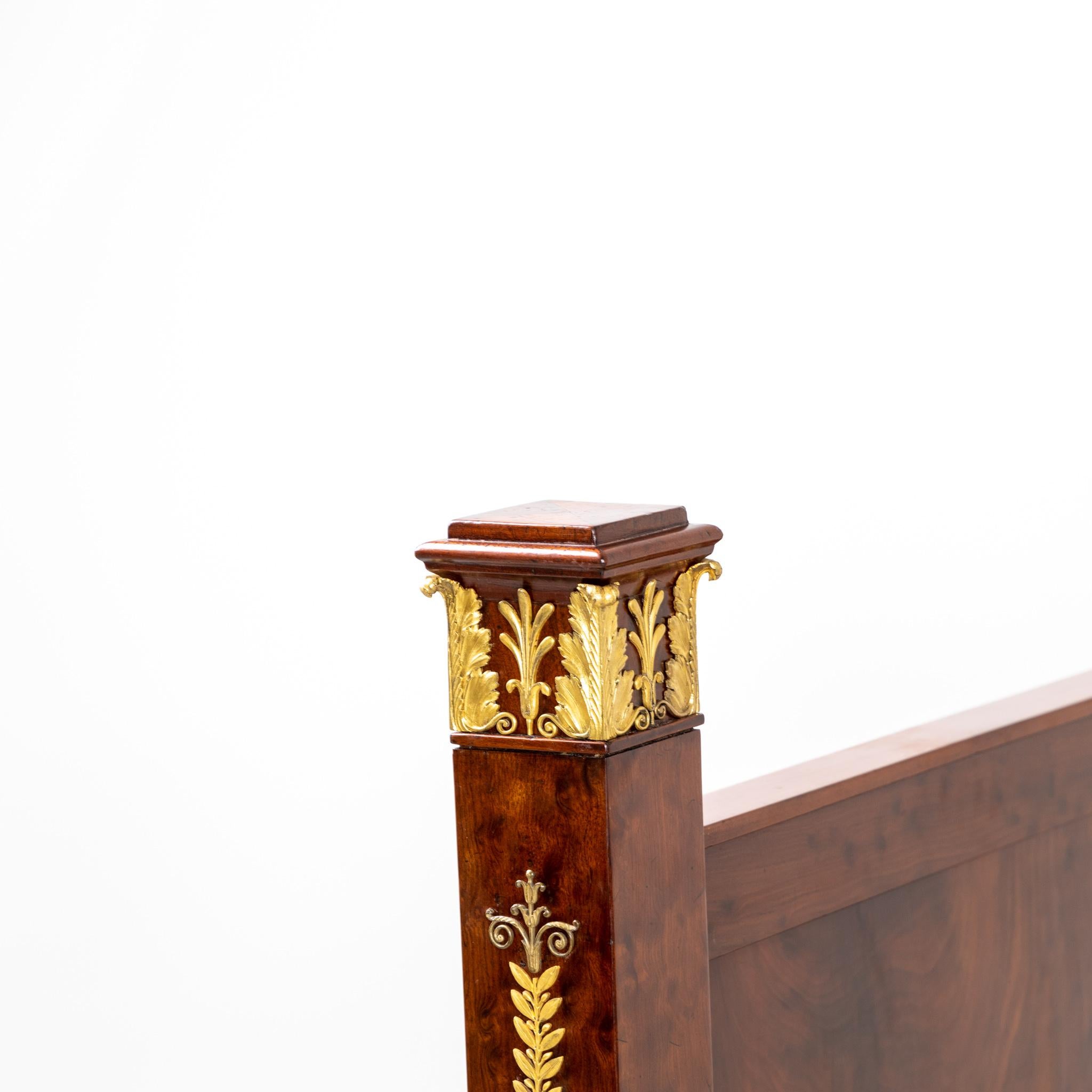 Bronze Empire-Style Bed, 19th Century