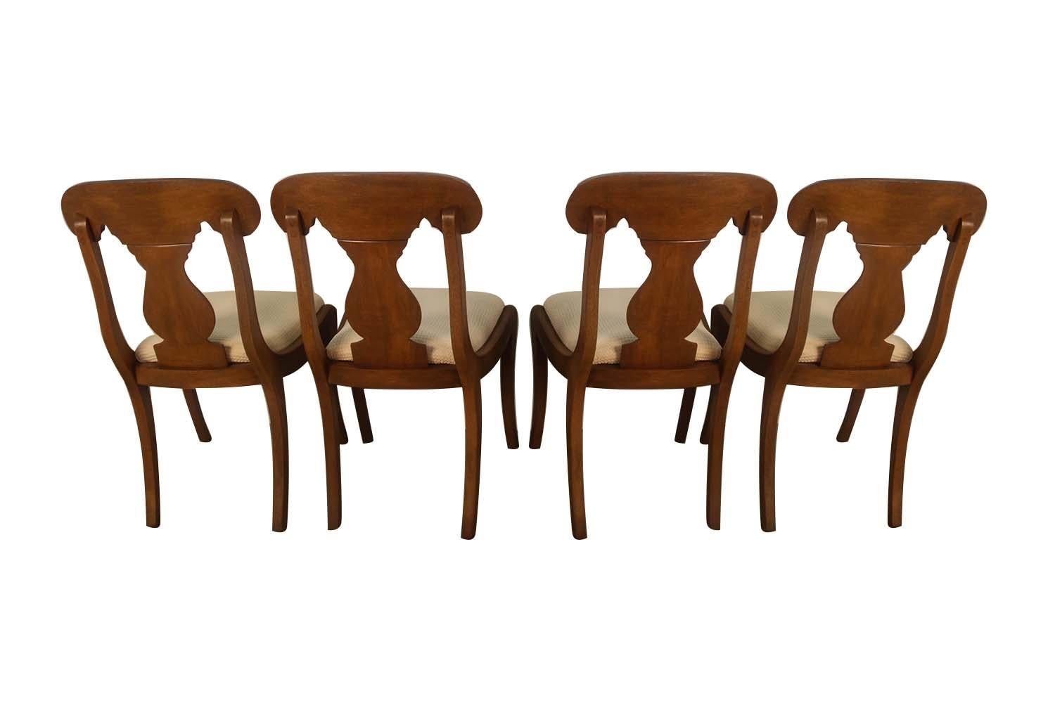 Empire Style Biggs Dining Chairs In Good Condition In Baltimore, MD
