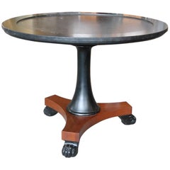 Empire Style Black Marble Centre Table by Ralph Lauren