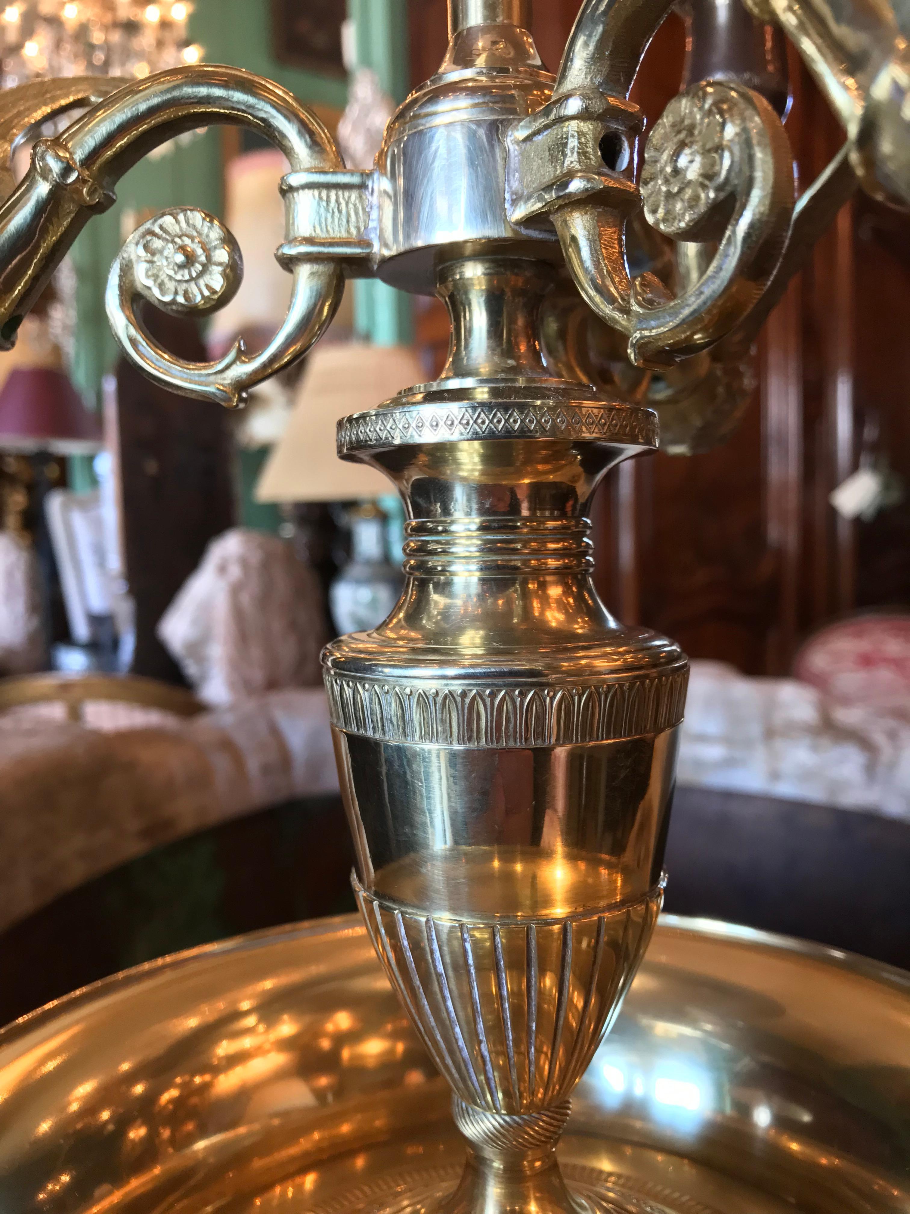 antique candle lamp