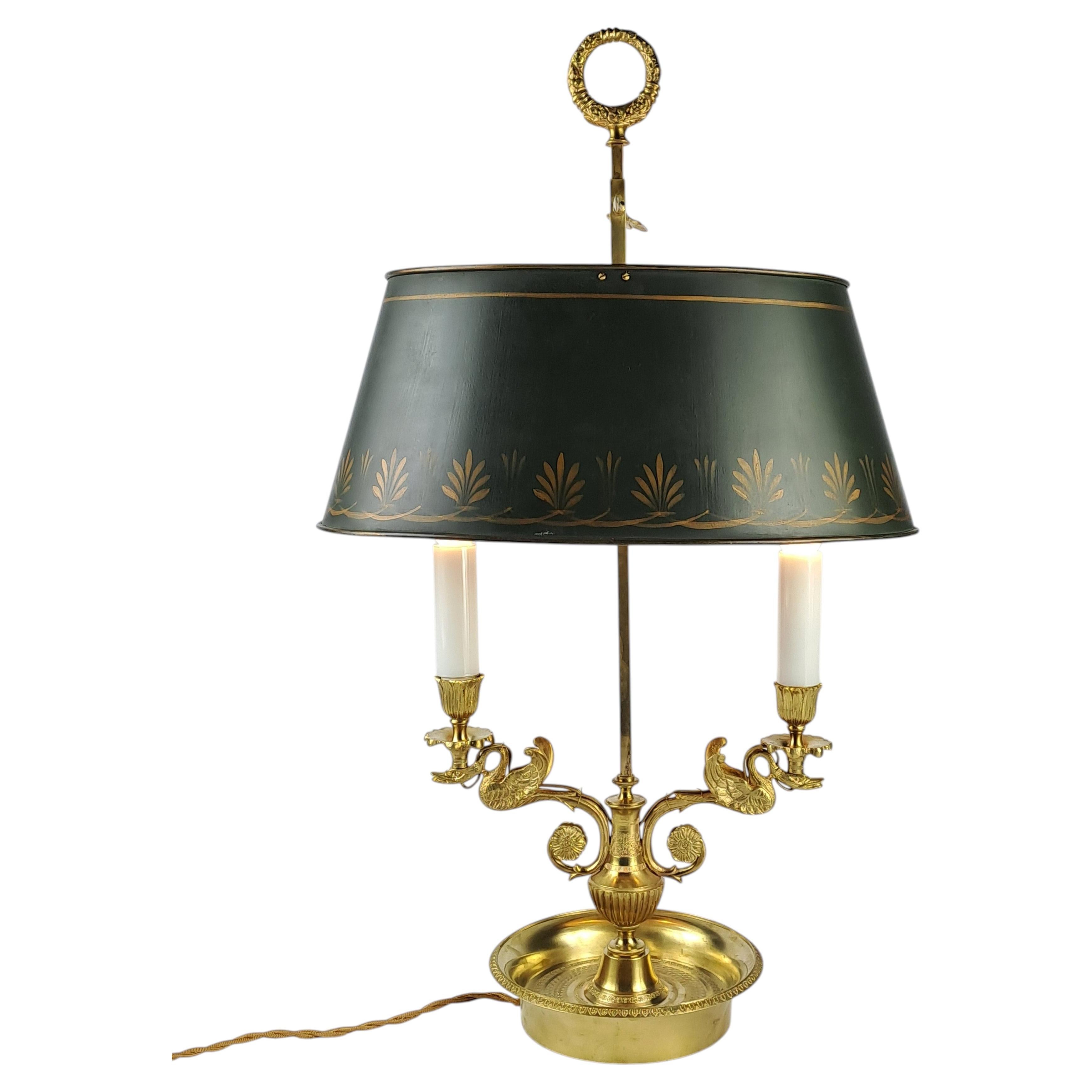 Empire-style Bouillotte Lamp For Sale