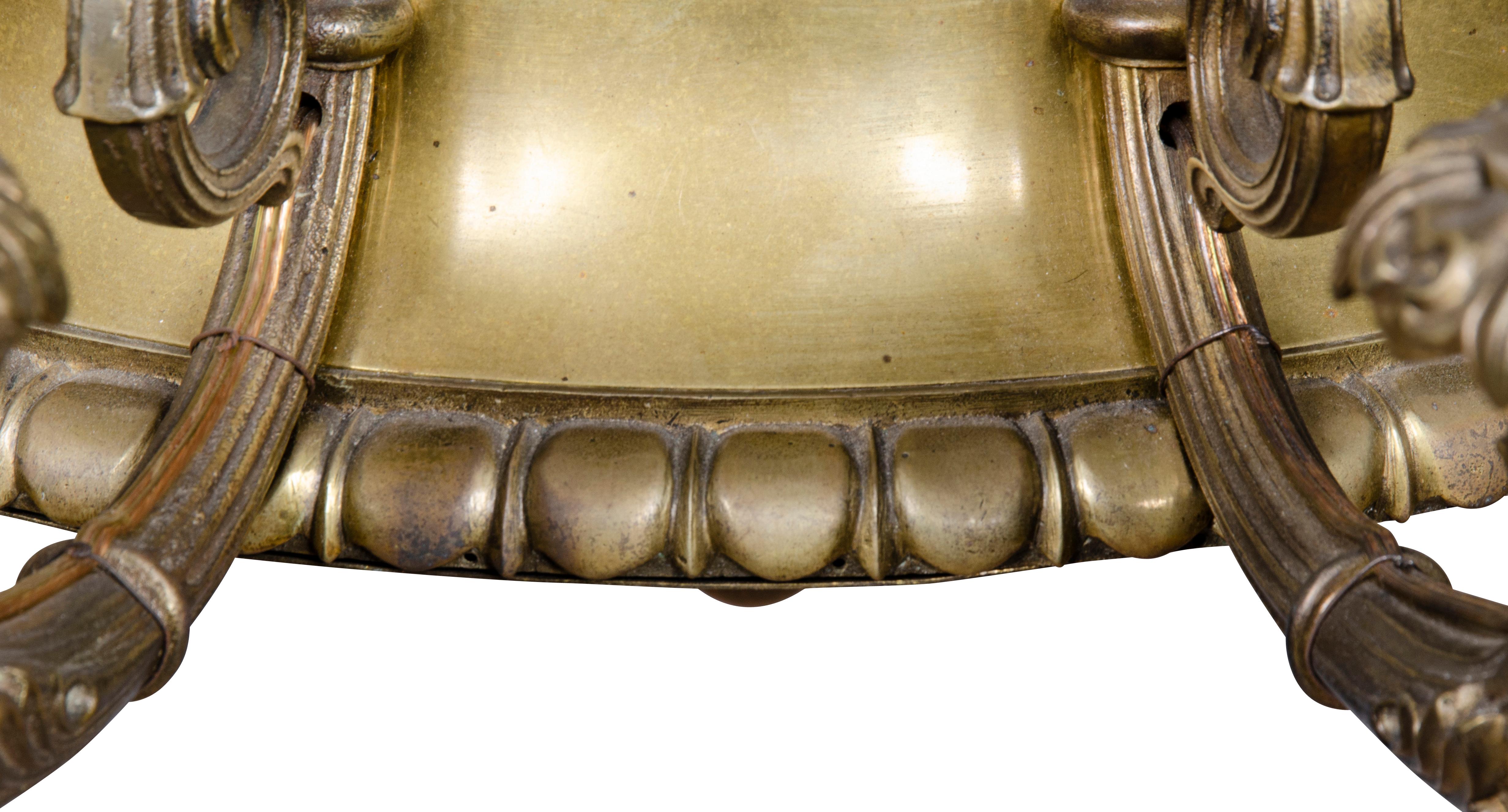 Lampadario in bronzo stile impero in vendita 3