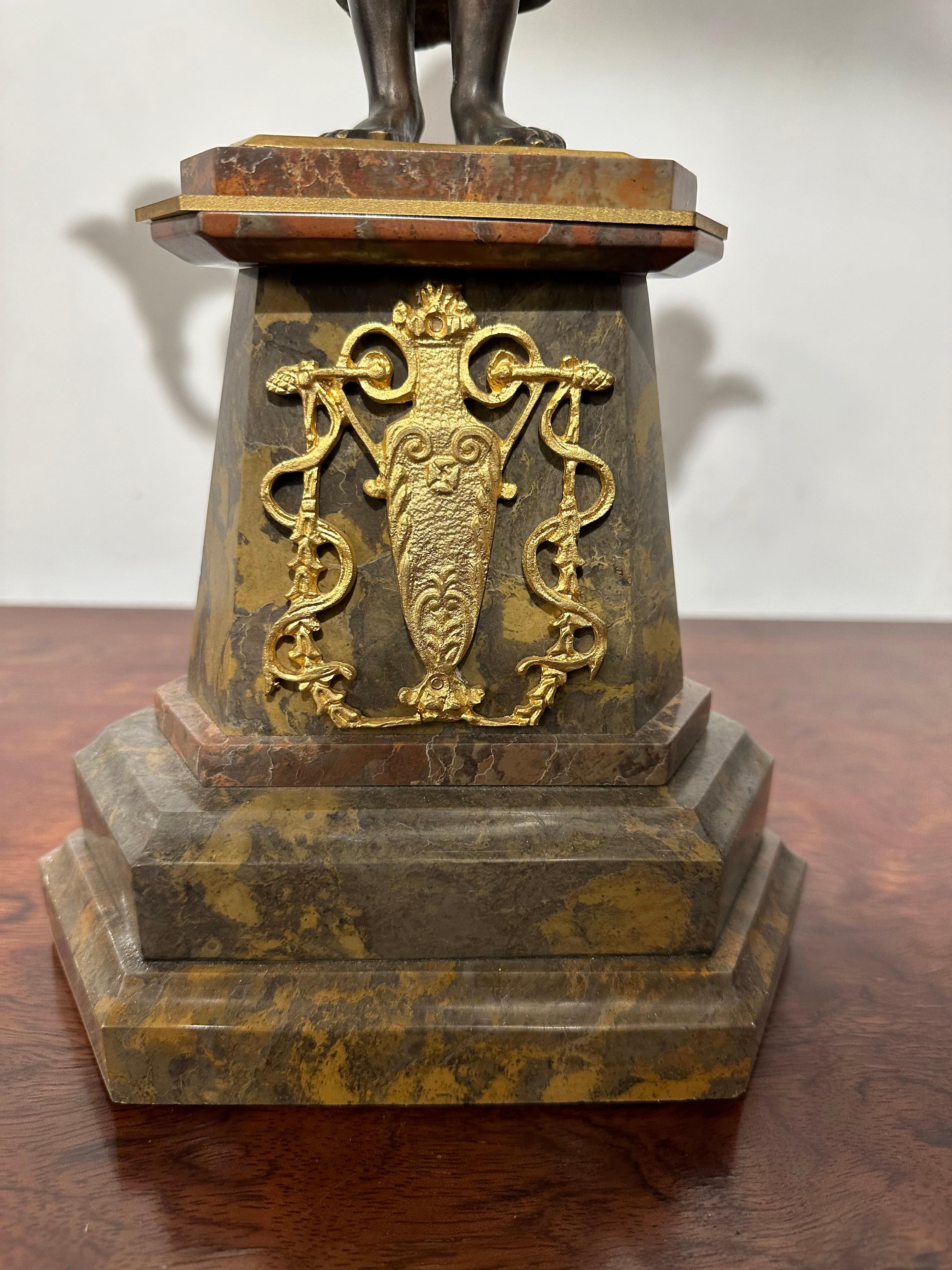  Kandelaber aus Bronze und Marmor im Empire-Stil (21. Jahrhundert und zeitgenössisch) im Angebot