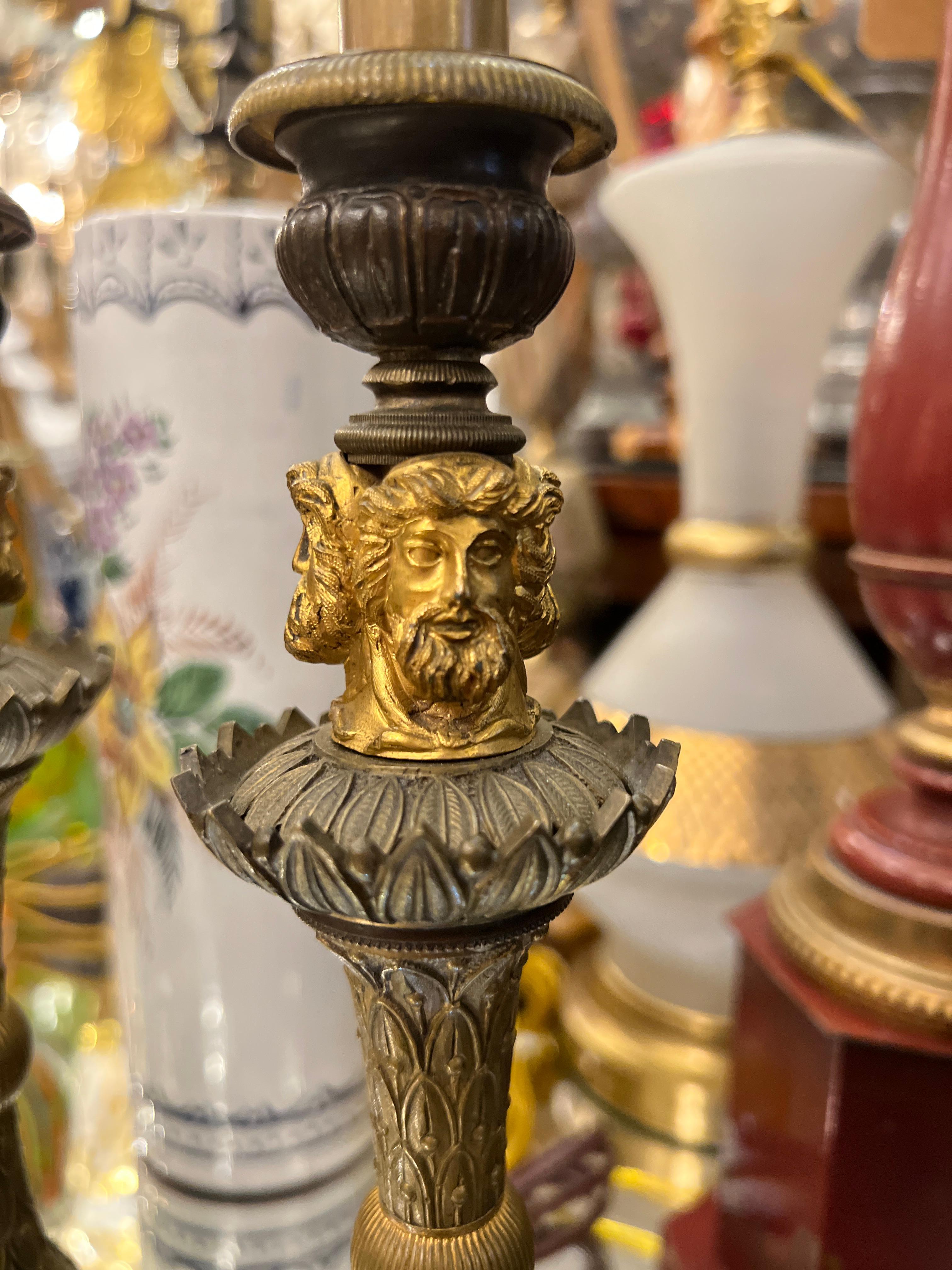 Lámparas Candelabro Estilo Imperio Francés en venta